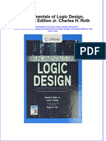 Fundamentals of Logic Design Enhanced Edition JR Charles H Roth Full Chapter