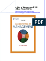 Fundamentals of Management 10Th Edition Ricky Griffin Full Chapter