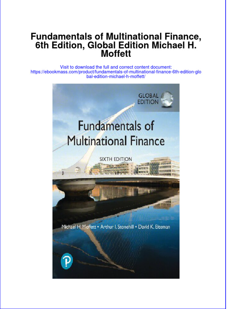 Fundamentals of Multinational Finance 6Th Edition Global Edition