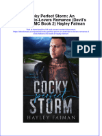 Cocky Perfect Storm An Enemies To Lovers Romance Devils Hellions MC Book 2 Hayley Faiman Full Chapter