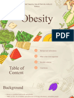 Colorful Illustration Healthy Food Planner Presentation