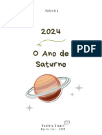 Palestra Daniela Stuart - 2024 Ano de Saturno - Mystic Fair - Publico