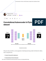 Convolutional Autoencoder in Pytorch On MNIST Dataset - by Eugenia Anello - DataSeries - Medium