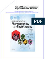 Fundamentals of Pharmacognosy and Phytotherapy 3Rd Edition Heinrich Full Chapter