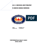Lembar Kerja 3.1 Menyusun PPG Dalam Jabatan Bahasa Indonesia