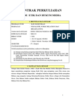 7.3.2024 Kontrak Perkuliahan - Kode Etik Dan Hukum Media