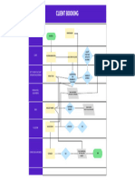 Interdepartmental Workflow Diagram Planning Whiteboard in Violet Pastel Yellow Pastel Blue Simple Colorful Style