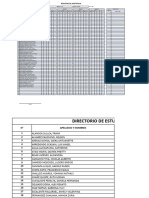 Registro de Asistencia Abril 5to B 2