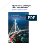 Fundamentals of Structural Analysis 5Th Edition Kenneth M Leet Full Chapter