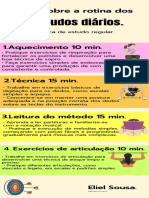 Infográfico de Processo Limpo e Simples Laranja e Verde