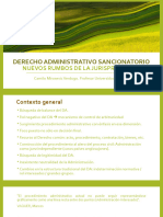 El Derecho Administrativo Sancionatorio