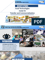 Food Technologies For Transfer and Commercialization - FINAL