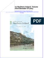 A Treatise On Northern Ireland Volume 2 Control Brendan Oleary full chapter