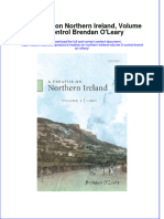 A Treatise On Northern Ireland Volume 2 Control Brendan Oleary Full Chapter