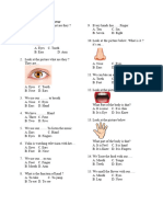 SOAL UJIAN Bahasa Inggris Kelas V