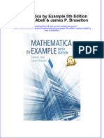 Mathematica by Example 5Th Edition Martha L Abell James P Braselton Download PDF Chapter