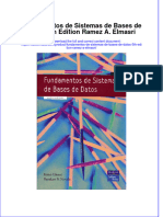 Fundamentos de Sistemas de Bases de Datos 5Th Edition Ramez A Elmasri Full Chapter