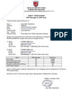 Surat Penunjukan Siap (Klub) Blayu