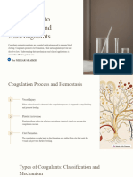 Introduction To Coagulants and Anticoagulants: by Mehar Shaikh
