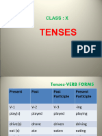 10th English Tenses