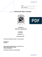 2021-P5-Science-Semestral Assessment 2-St Nicholas