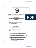 2021 P5 Science Semestral Assessment 2 Red Swastika