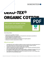 Factsheet OEKO-TEX ORGANIC COTTON EN