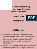 HR Planning, Recruitment, and Selection PIO 2020