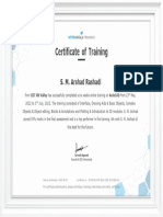 AutoCAD Training - Certificate of Completion
