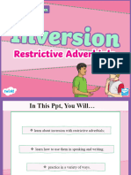 Inversion Restrictive Adverbials Powerpoint Teens c1 Ver 5