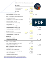 Weaving Project Calculator