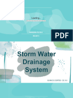 Storm Water Drainage System Cortes