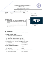 SOAL PTS IPA Kelas 5