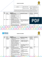 Trainer Competition - Session Plan Example