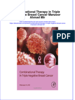 Combinational Therapy in Triple Negative Breast Cancer Manzoor Ahmad Mir Full Chapter