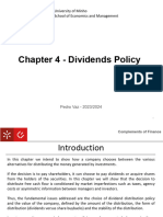 Capítulo 4 - Política Dividendos