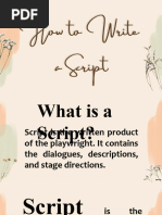 ? Intro To Script Writing | PDF