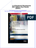 The Politics of Emotional Shockwaves 1St Ed 2021 Edition Ana Falcato Editor Ebook Full Chapter