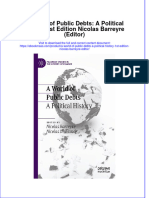 A World of Public Debts A Political History 1St Edition Nicolas Barreyre Editor Full Chapter