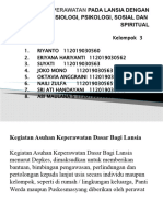 Kelompok 3 Asuhan Keperawatan Pada Lansia Dengan Perubahan Fisiologi