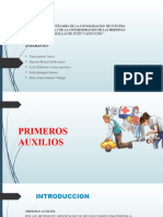 Presentación1 PRIMEROS AUXILIOS