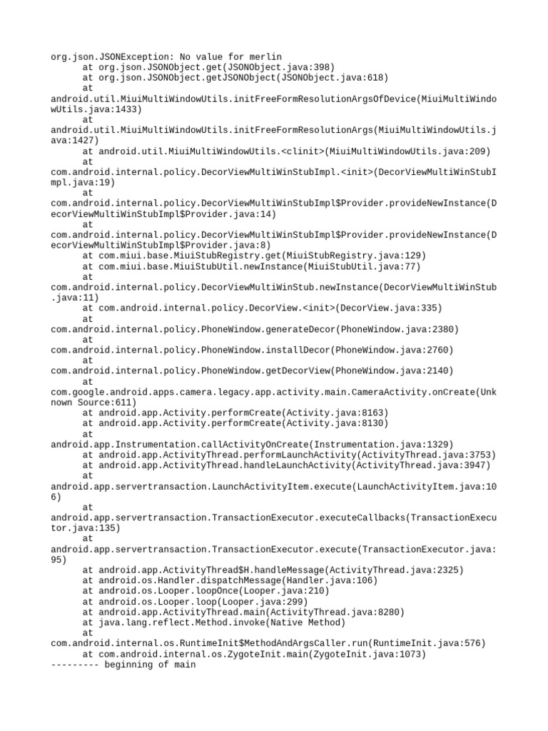 JSON Exception in Android Camera App | PDF | Data Compression | Computing