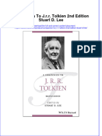 Companion To J R R Tolkien 2Nd Edition Stuart D Lee Full Chapter