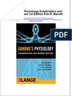 Ganongs Physiology Examination and Board Review 1St Edition Kim E Barrett Full Chapter