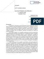 Problemas Socio-Pedagógicos de La Educación 2022 - CCC Profesorado Universitario