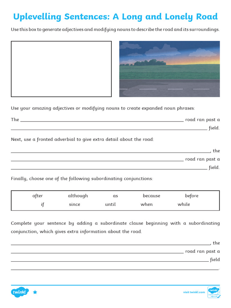 Uplevelling Sentences for KS2 Learners | PDF | Adjective | Sentence ...