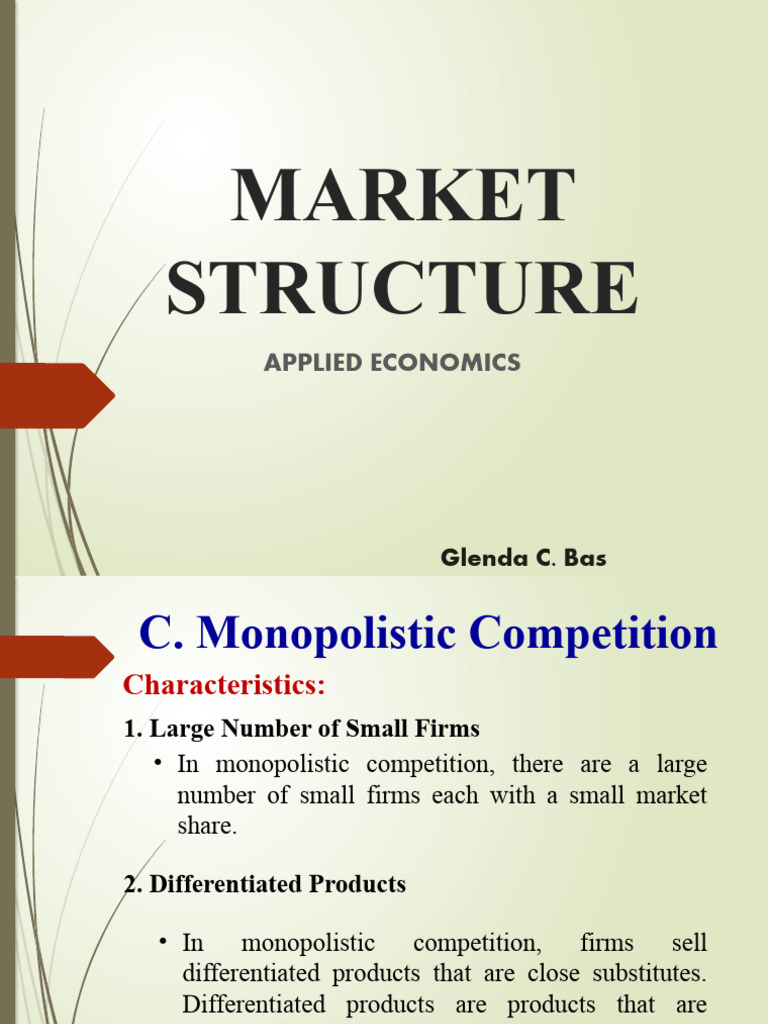 L7 Market Structures 3 | PDF | Oligopoly | Monopoly