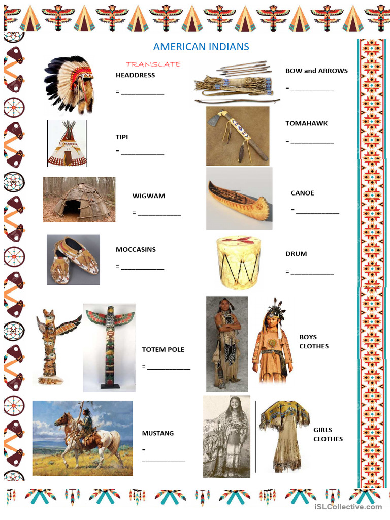 NATIVE AMERICANS - FIRST NATIONS Life-Basics 1 | PDF