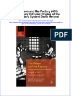 The Prison and The Factory 40Th Anniversary Edition Origins of The Penitentiary System Dario Melossi Ebook Full Chapter