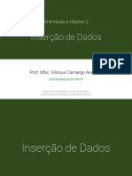 Aula 14 - 01 - Insercao de Dados